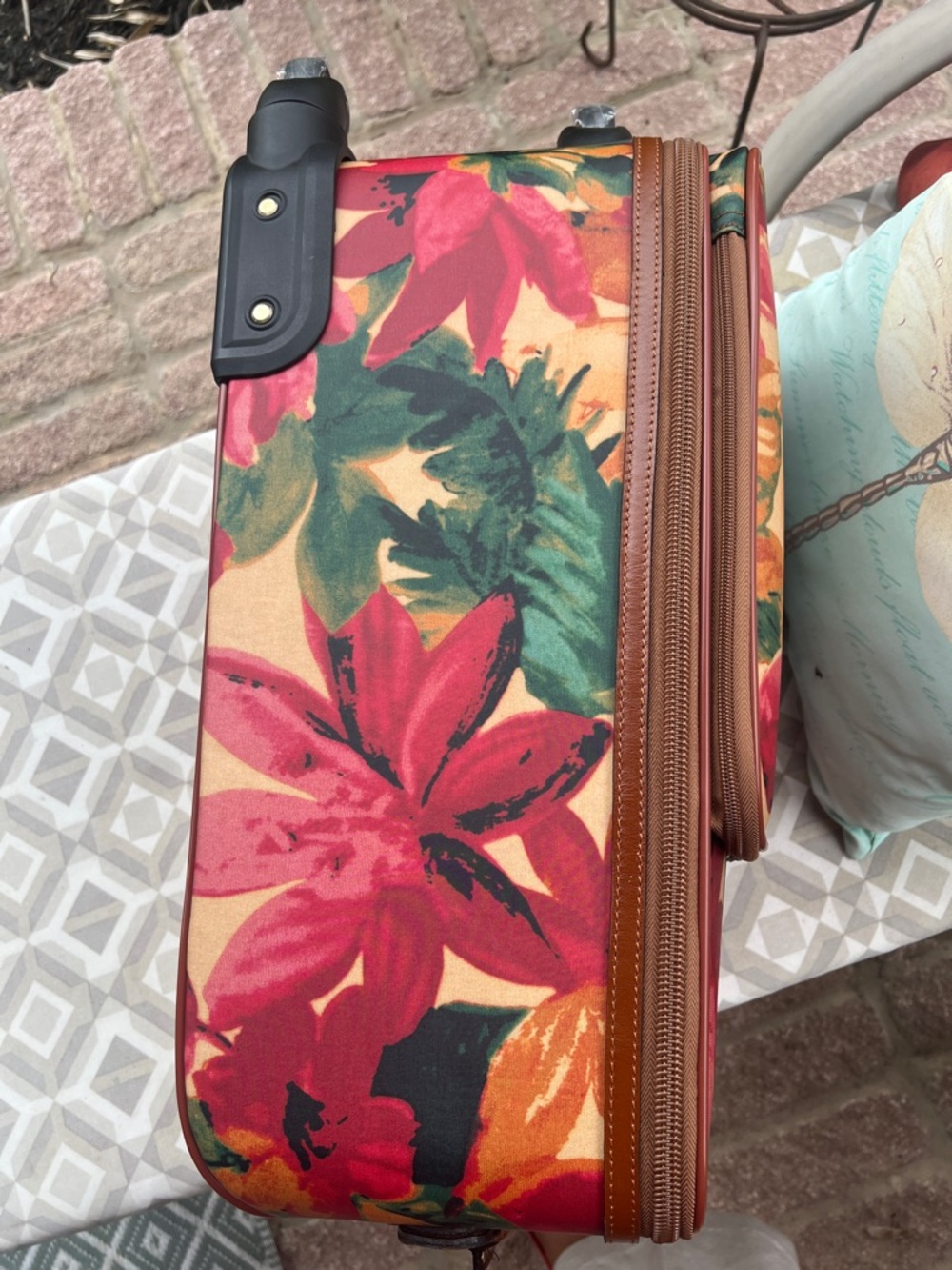 Floral Carry-On Rolling Luggage - Multicolor bag by Patricia Nash. - Picture 9 of 15